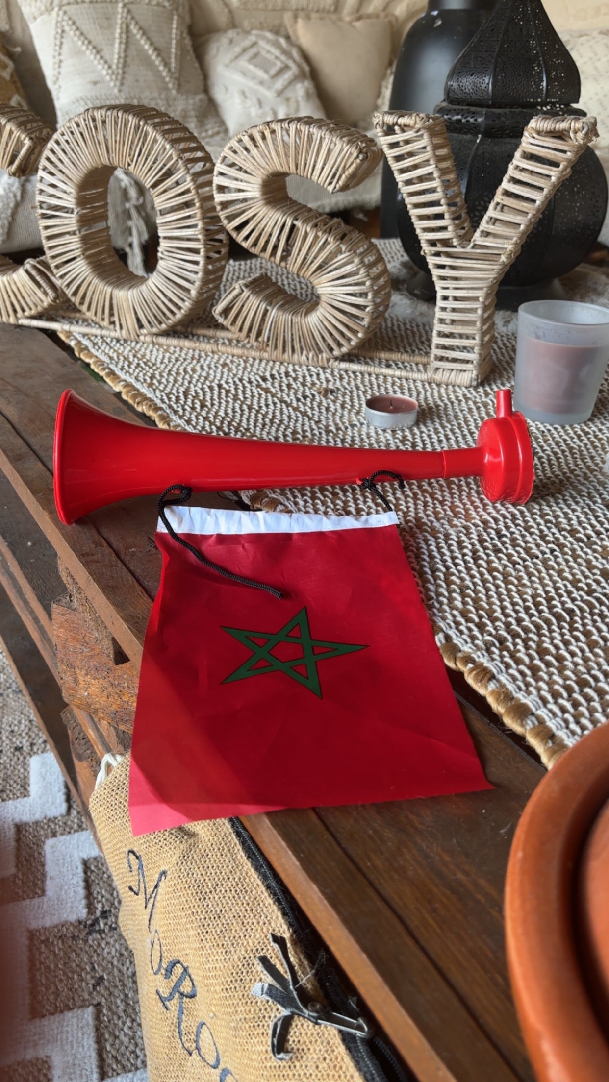 Coffret Supporter Maroc 6 pcs + Sac offert